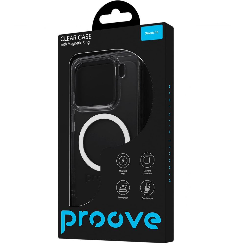 Чехол Proove Clear Case with Magnetic Ring Xiaomi 15 - фото 1