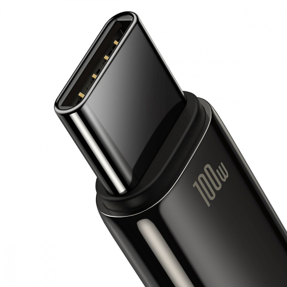 Кабель Baseus Tungsten Gold Fast Charging USB to Type-C 100W (2m) - фото 5