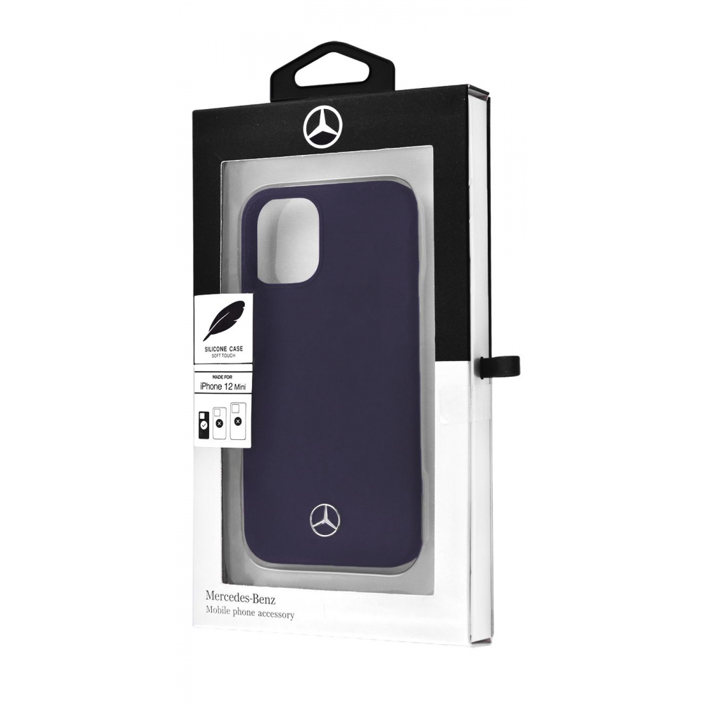 Чехол Silicone Mercedes-Benz Case iPhone 12 mini - фото 1