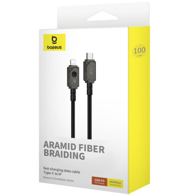 Кабель Baseus Unbreakable Series Fast Charging Type-C to Lightning 20W (1m) — Придбати в Україні