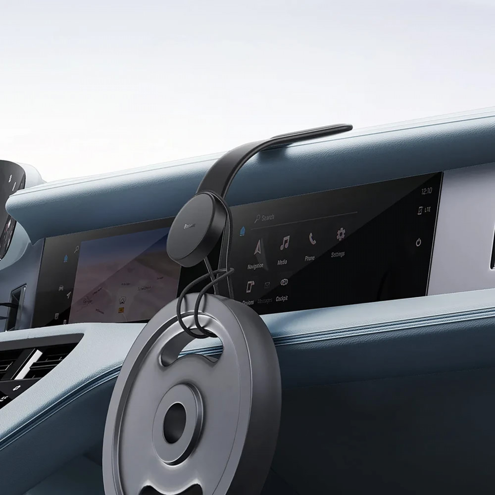 Автомобільний тримач Baseus C02 Magnetic Car Mount black на малюнкі №7