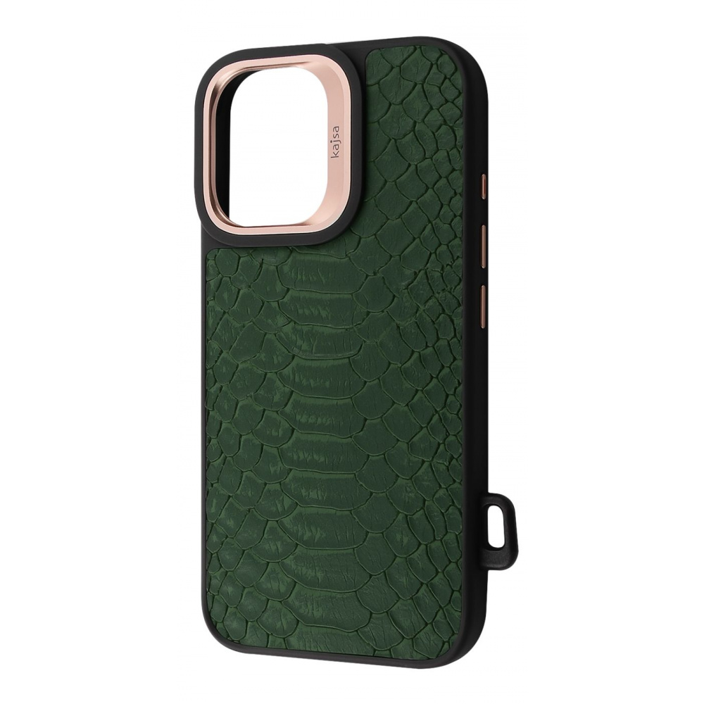 Чехол Kajsa Snake Pattern with Magnetic Ring iPhone 16 - фото 2