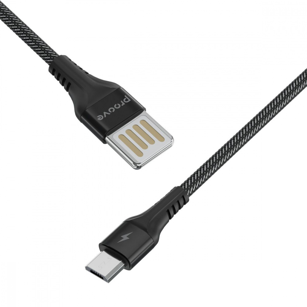Кабель Proove Double Way Weft Micro USB 2.4A (1m) - фото 6