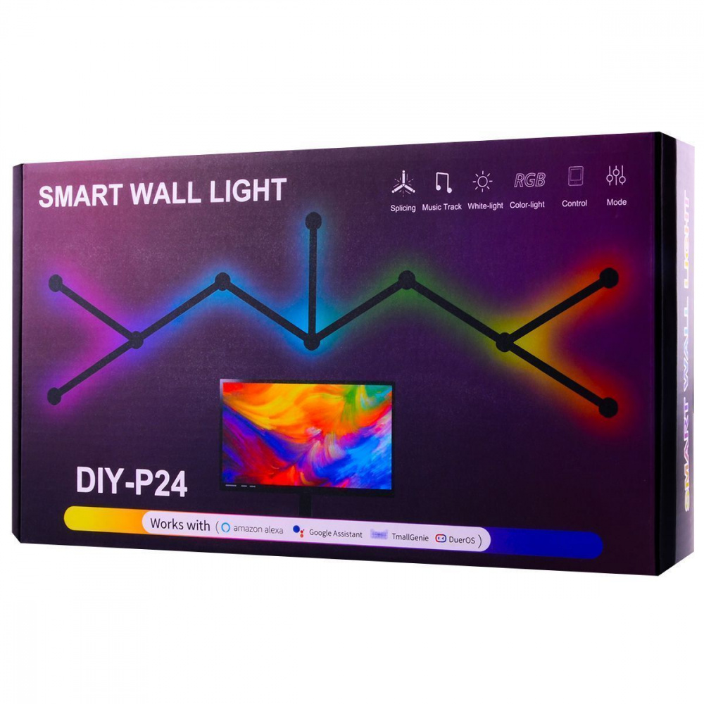 RGB Набор настенных светильников LED Smart Wall Lamp 9pcs (TuYa WIFI) - фото 1
