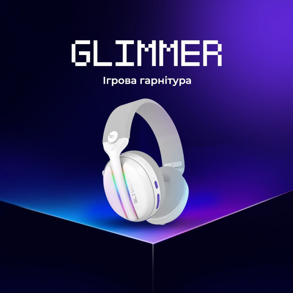 Бездротова ігрова гарнітура Proove Gaming Glimmer (APP) black/purple на малюнкі №15