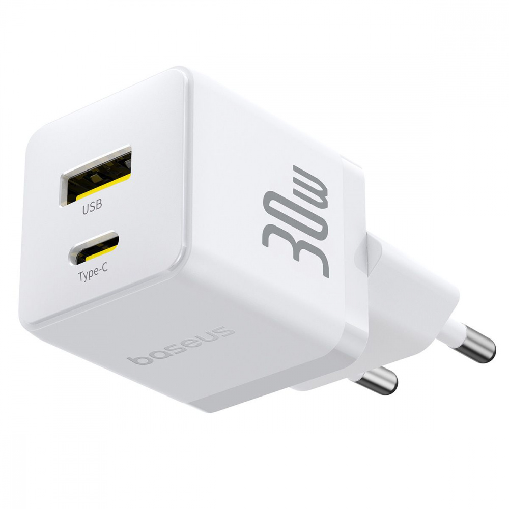 СЗУ Baseus Palm Fast Charger Type-C+USB 30W - фото 2