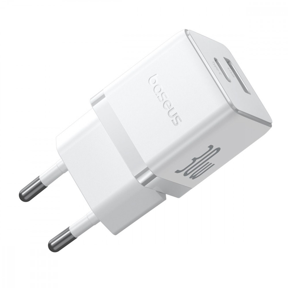 МЗП Baseus Palm Fast Charger Type-C+USB 30W white на малюнкі №4