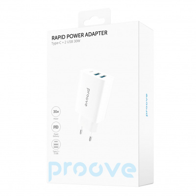 МЗП Proove Rapid 30W (2 USB + Type-C) — Придбати в Україні