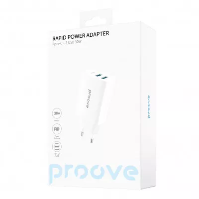 МЗП Proove Rapid 30W (2 USB + Type-C) — Придбати в Україні