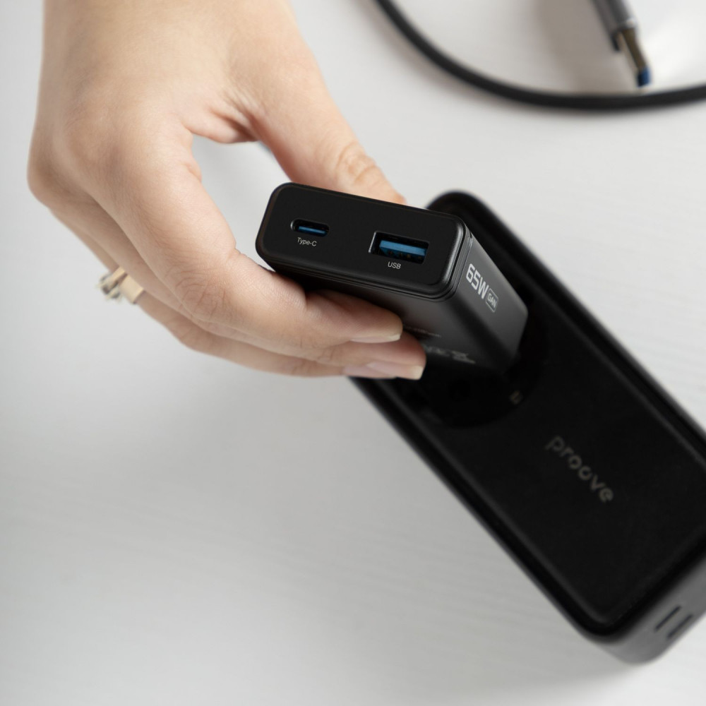 СЗУ Proove Slender 65W (Type-C + USB) - фото 10
