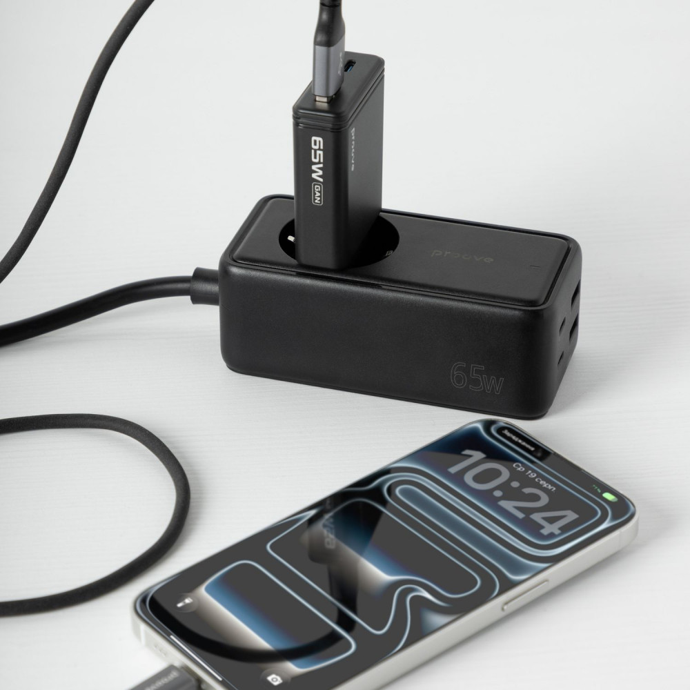 СЗУ Proove Slender 65W (Type-C + USB) - фото 12