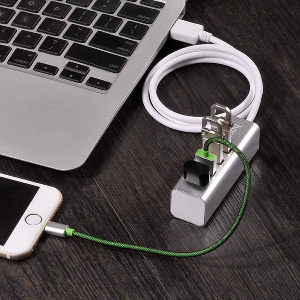 USB-Хаб Hoco HB1 (USB to USB2.0*4) — Придбати в Україні - фото 6