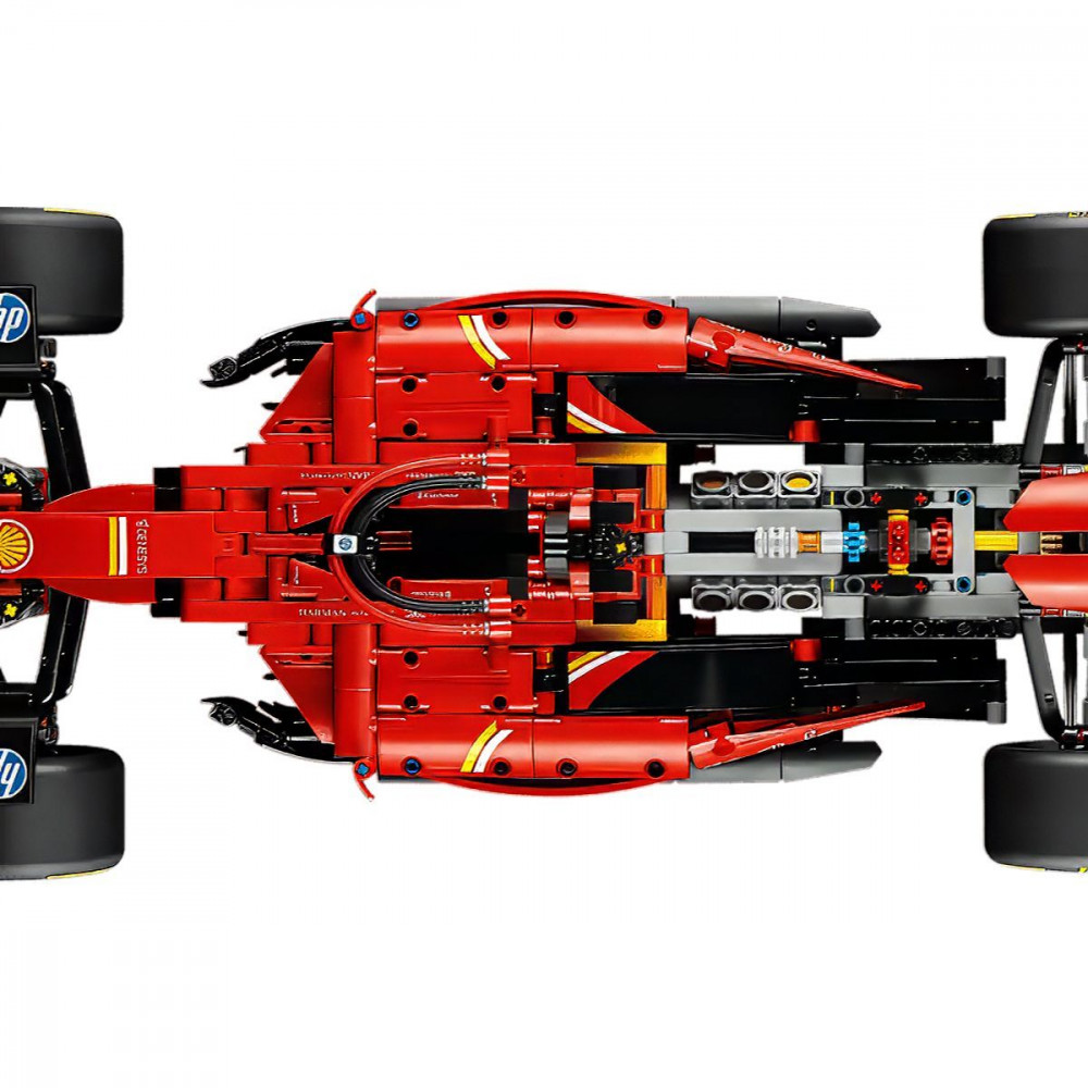 Машинка-конструктор Ferrari F1-75 (Formula 1) red (68020) Красный на картинке №5