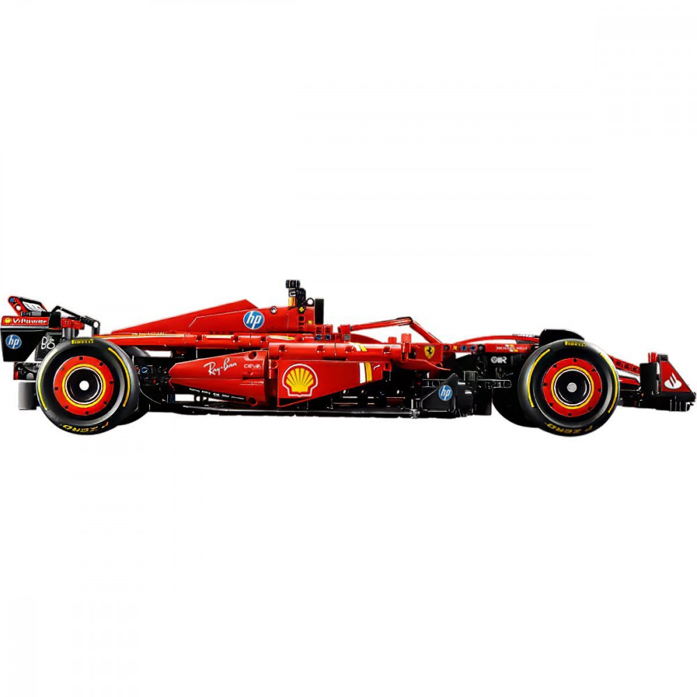 Машинка-конструктор Ferrari F1-75 (Formula 1) red (68020) Красный на картинке №6