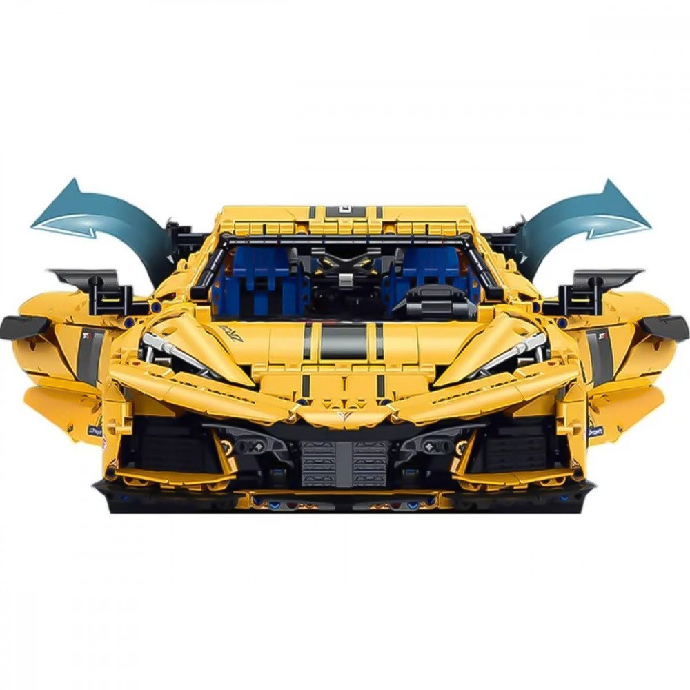 Машинка-конструктор McLaren P1 yellow (68023) Желтый на картинке №4