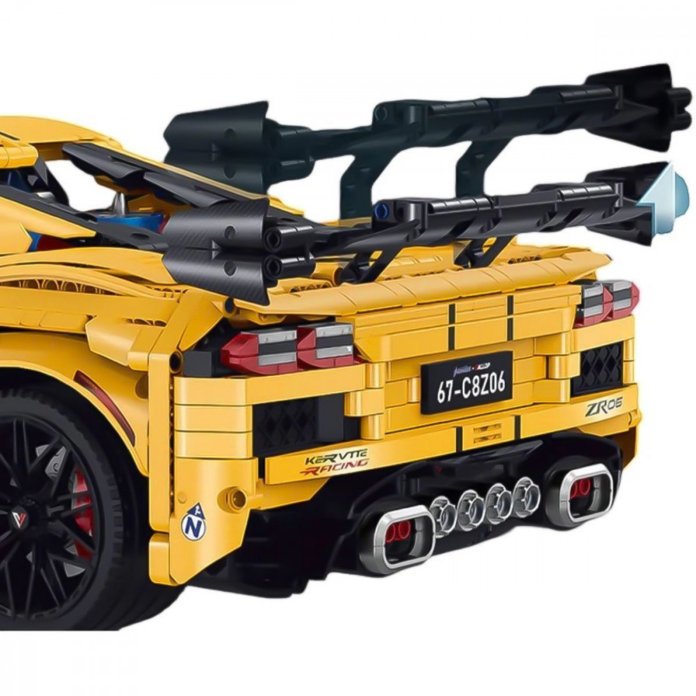 Машинка-конструктор McLaren P1 yellow (68023) Желтый на картинке №7