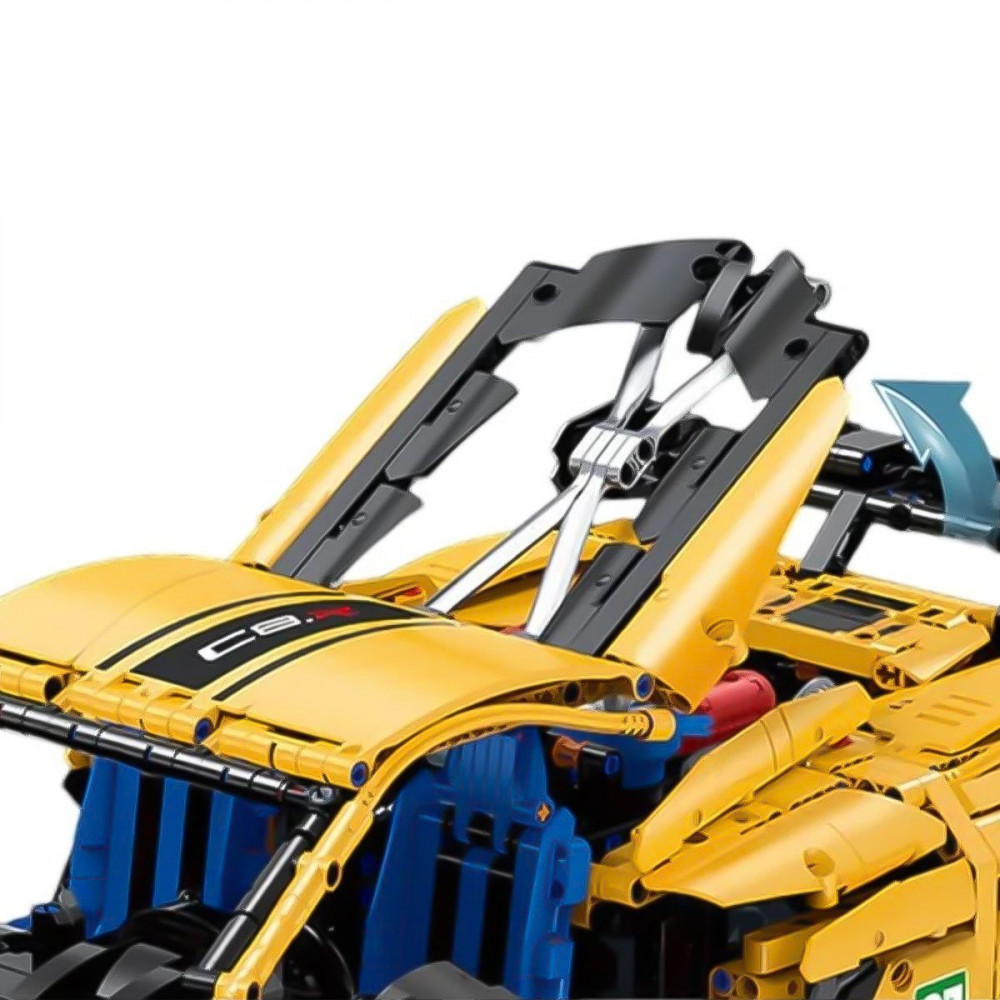 Машинка-конструктор McLaren P1 yellow (68023) Желтый на картинке №9