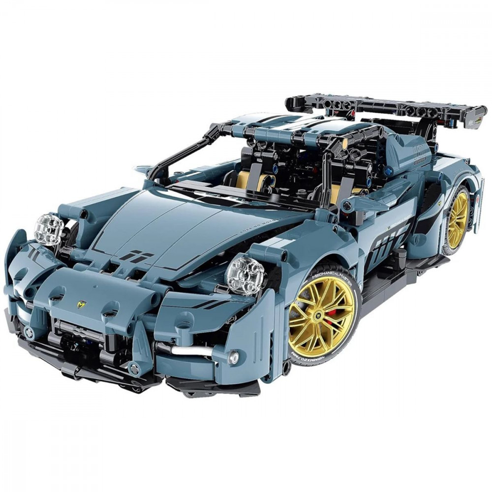 Машинка-конструктор Porsche 911 RWB white (68025) Белый на картинке №1