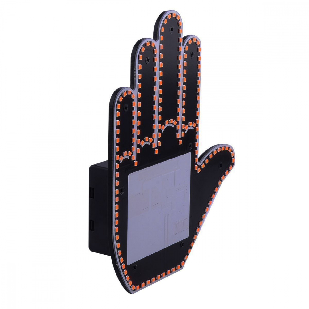 LED Hand на заднє скло автоомобіля (with batteries) — Придбати в Україні - фото 2