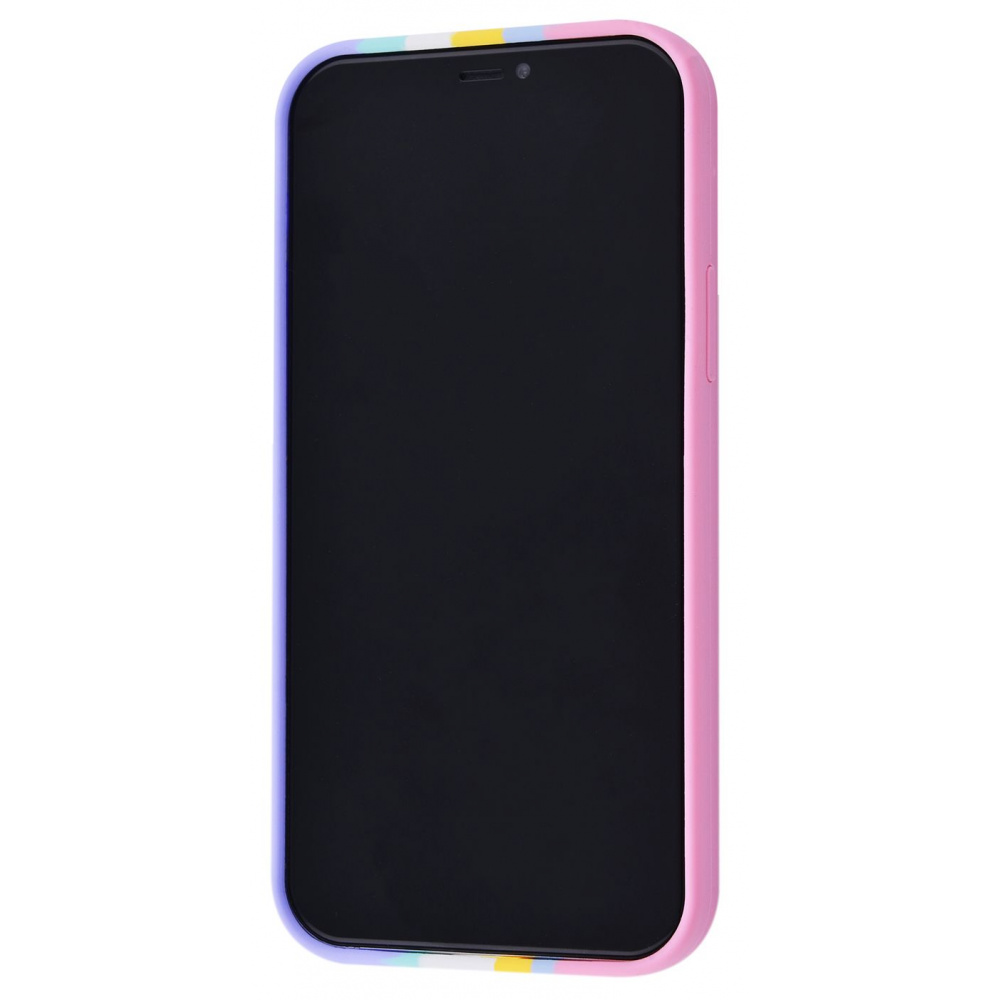 Чехол Rainbow Silicone Case iPhone 12 Pro Max - фото 2