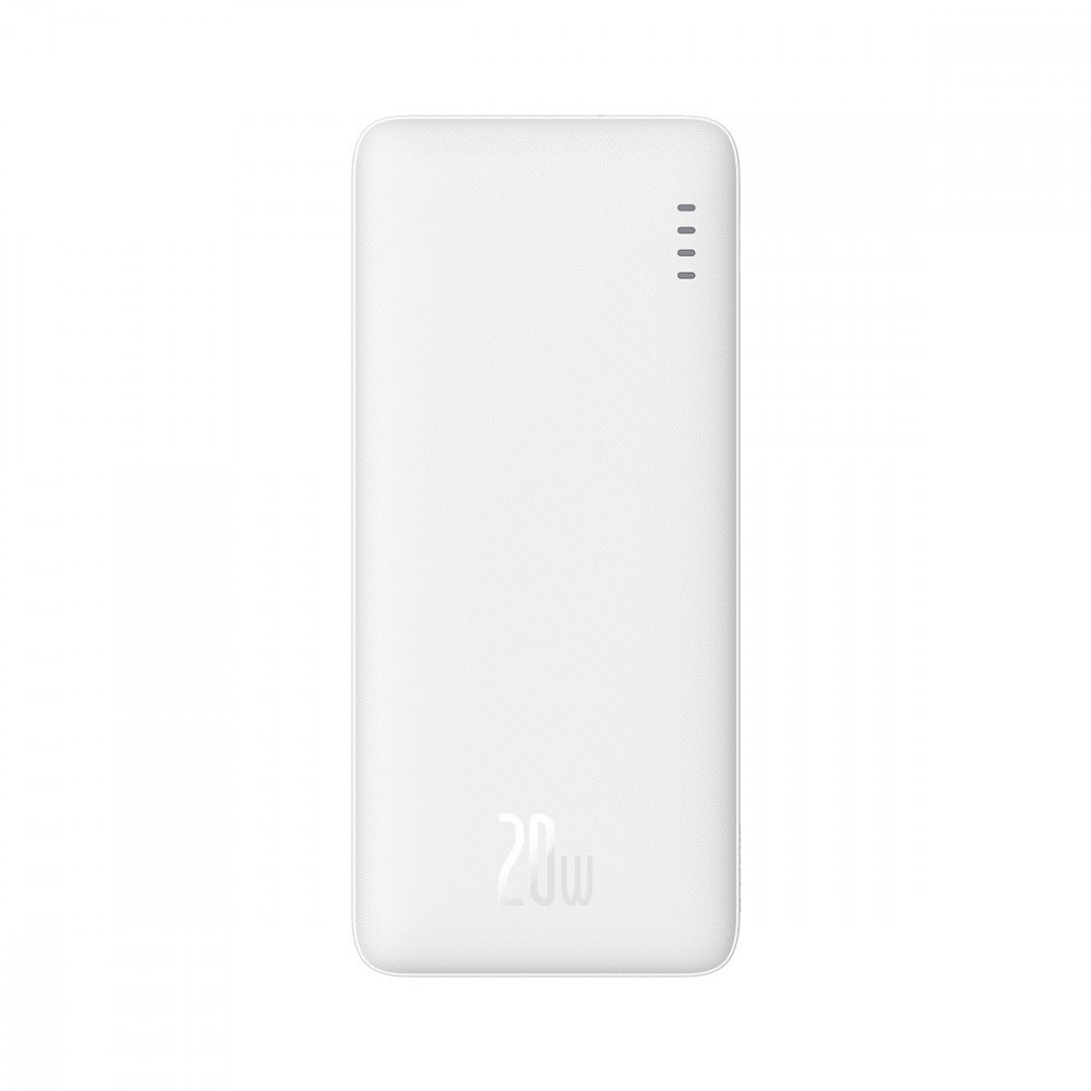 Портативна Батарея Baseus Airpow 20W 10000mAh white на малюнкі №1