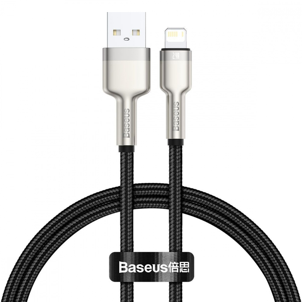 Кабель Baseus Cafule Metal Lightning 2.4A (2m) — Придбати в Україні - фото 5