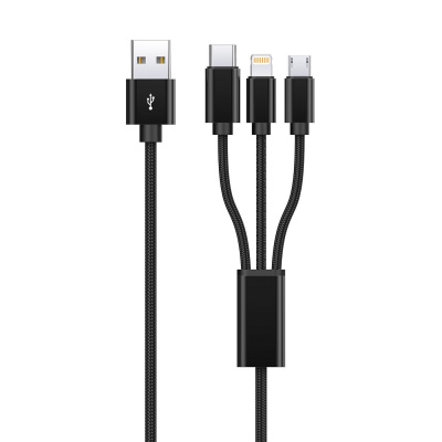 Купить Кабель Proove Triple Connection 3 in 1 Type-C + Micro USB + Lightning (1,2m) 49192 - Ncase