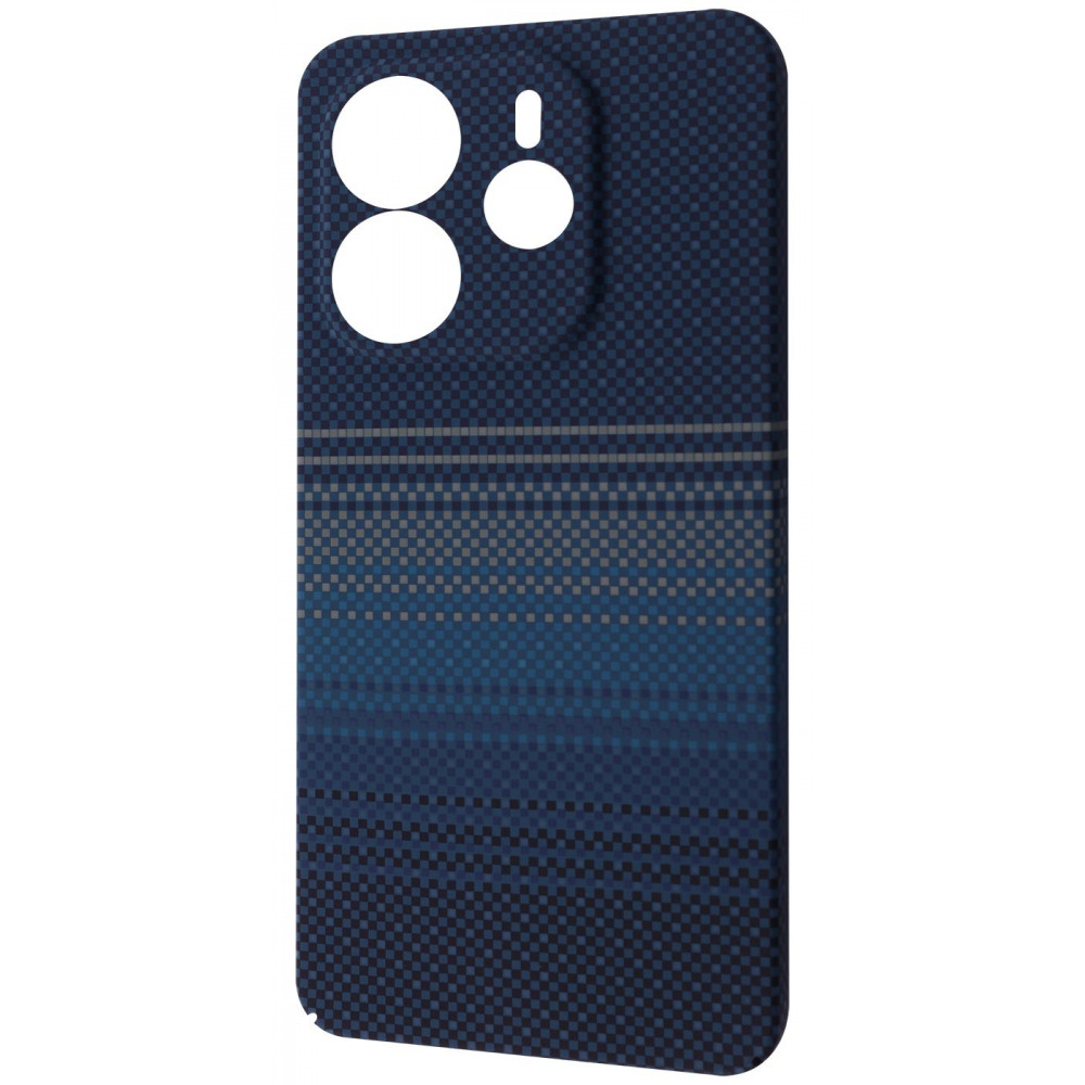Чехол WAVE Gleam Case Xiaomi Redmi Note 14 4G (Global) blue stripes на картинке №1