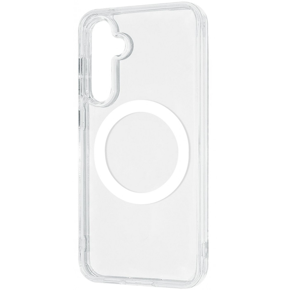 Чехол WAVE Clear Case (PC+TPU) with Magnetic Ring Samsung Galaxy S24 FE