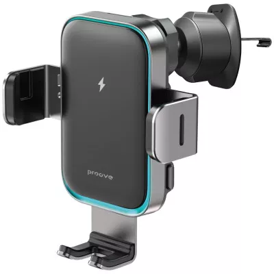 Купить Автомобільний тримач з Бездротовим ЗП Proove Triple Clamp Pro 15W 47920 - Ncase
