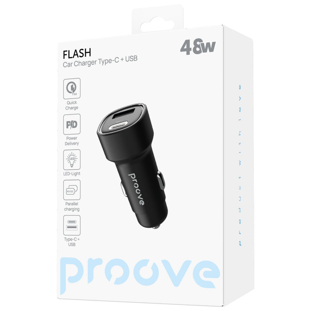АЗУ Proove Flash 48W (Type-C + USB) - фото 1