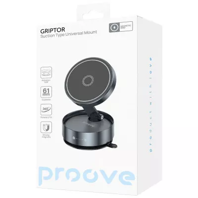 Автомобільний тримач Proove Griptor Sutction Type Universal Mount — Придбати в Україні