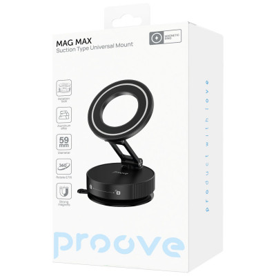 Автомобільний тримач Proove Mag Max Suction Type Universal Mount — Придбати в Україні