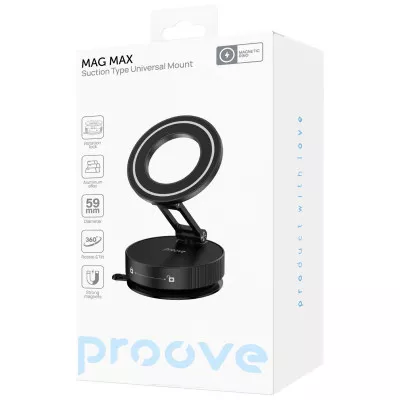 Автомобільний тримач Proove Mag Max Suction Type Universal Mount — Придбати в Україні