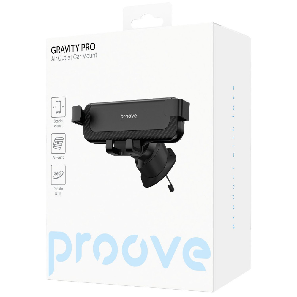 Автомобільний тримач Proove Gravity Pro Air Outlet Car Mount — Придбати в Україні - фото 1
