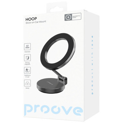 Купить Автодержатель Proove Hoop Stick-on Car Mount Magnetic Ring 55542 - Ncase