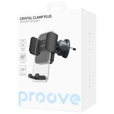 Автомобільний тримач Proove Crystal Clamp Plus Air Outlet Car Mount — Придбати в Україні