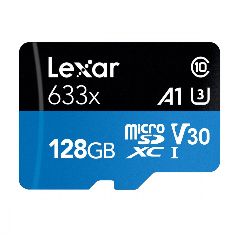 Накопитель Micro SDXC Card LEXAR 633x (Class 10 UHS-I U3) 128GB - фото 1