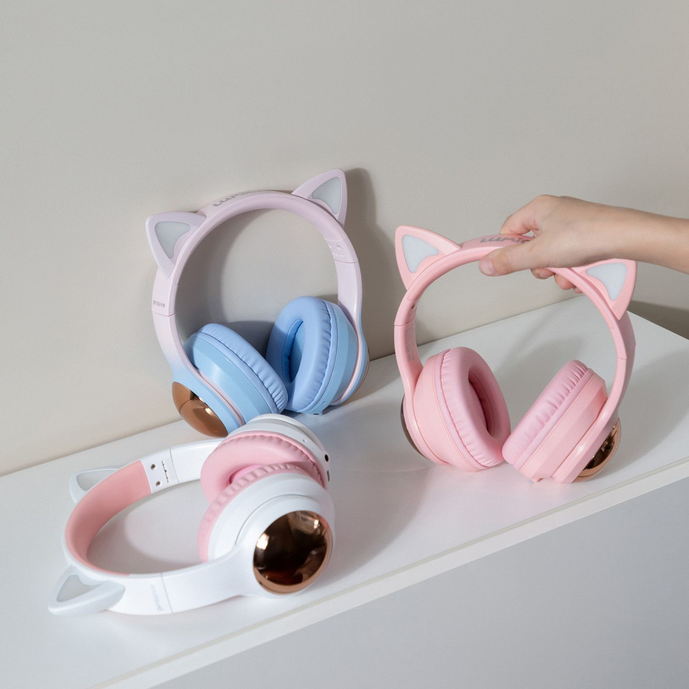 Бездротові навушники Proove Kids LumiCat (APP) white/pink (HPLC0001AP25) Білий/Рожевий на малюнкі №15