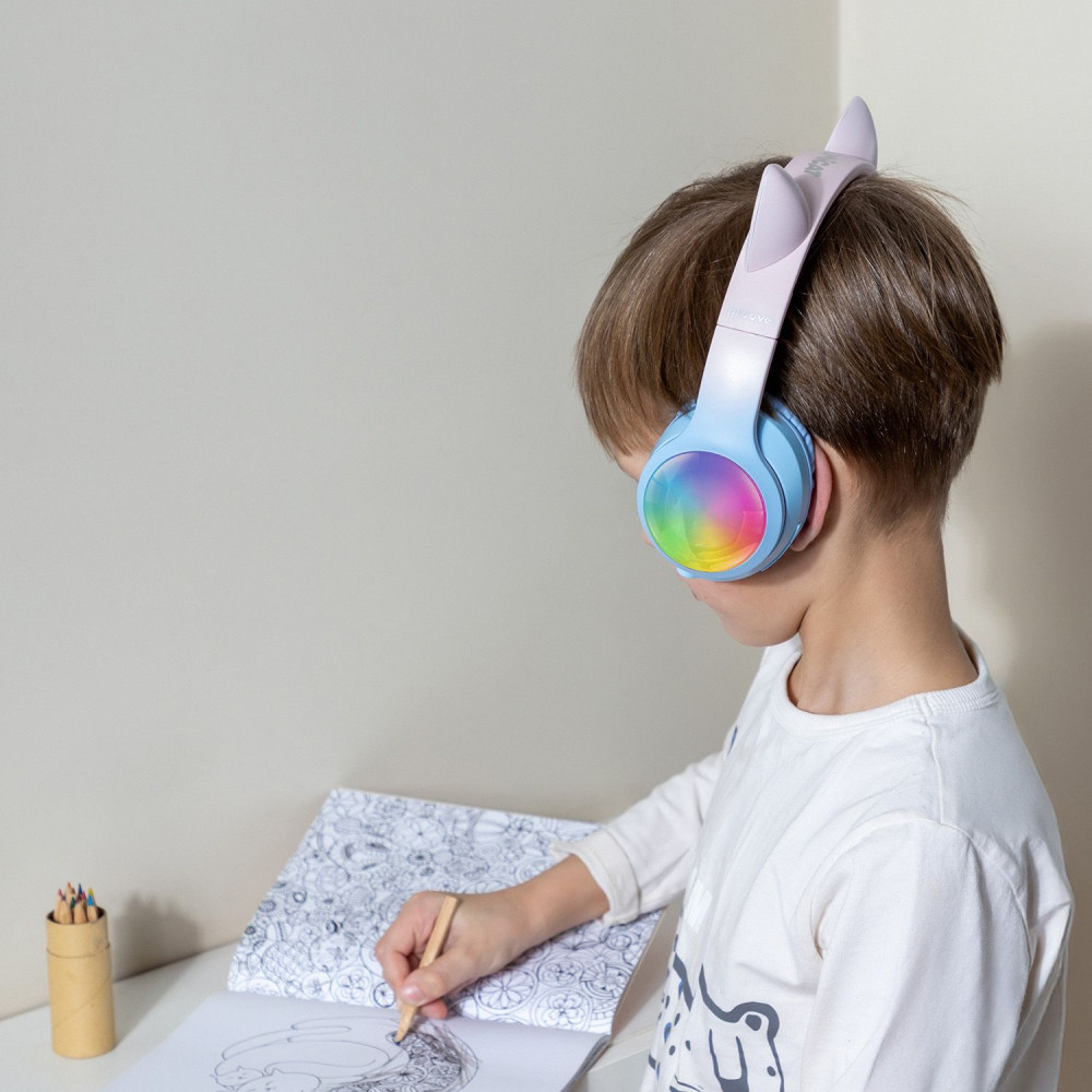 Бездротові навушники Proove Kids LumiCat (APP) white/pink (HPLC0001AP25) Білий/Рожевий на малюнкі №20