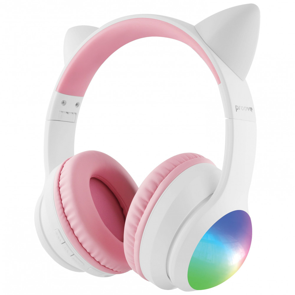 Бездротові навушники Proove Kids LumiCat (APP) white/pink (HPLC0001AP25) Білий/Рожевий на малюнкі №11