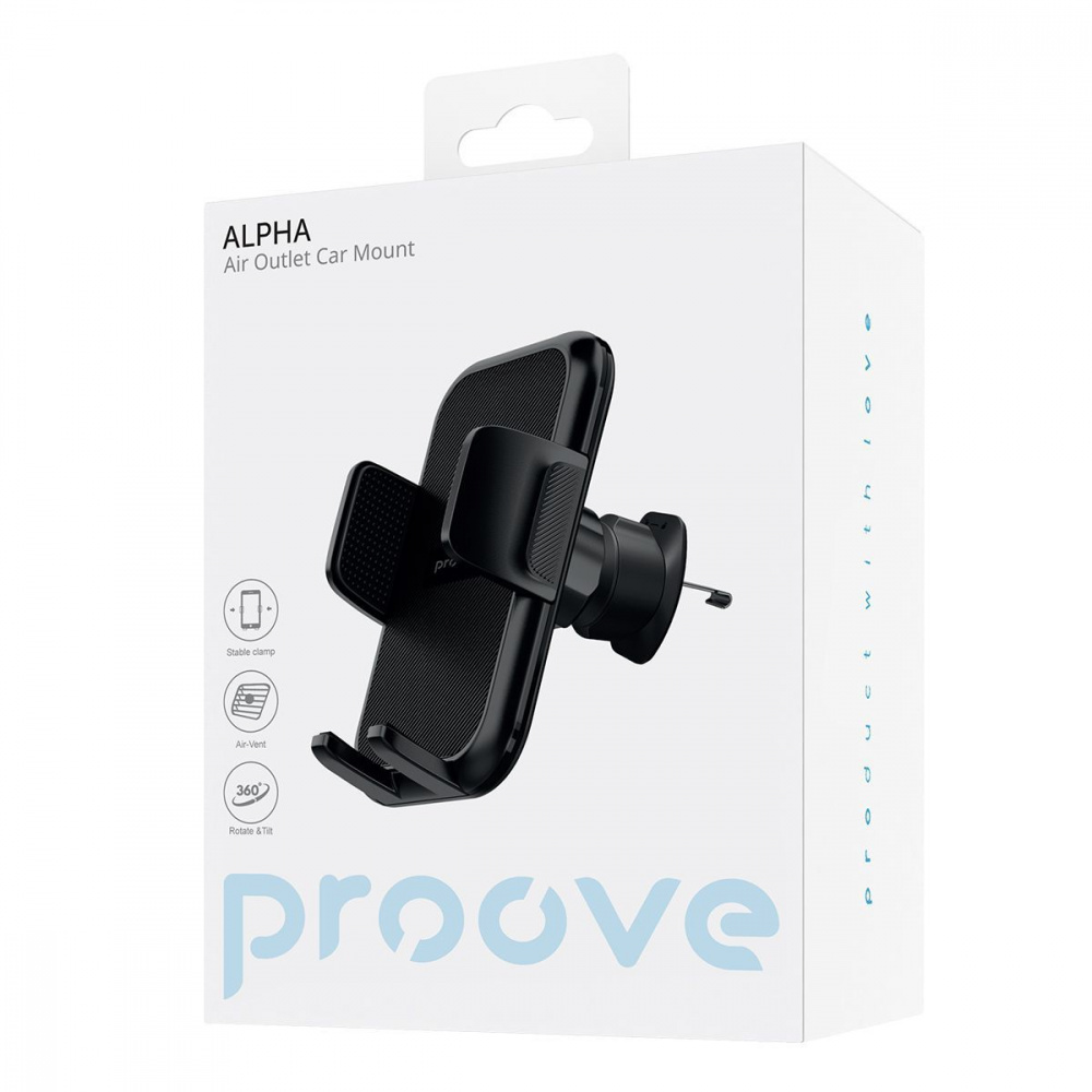 Автомобільний тримач Proove Alpha Air Outlet Car Mount — Придбати в Україні - фото 1