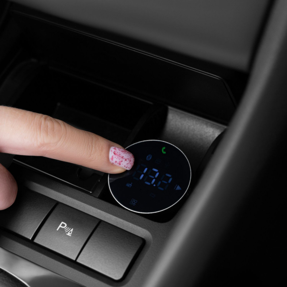 Автомобильное ЗУ Proove FM Launcher Sound Sync 30W (PD+QC3.0) Type-C+USB - фото 8