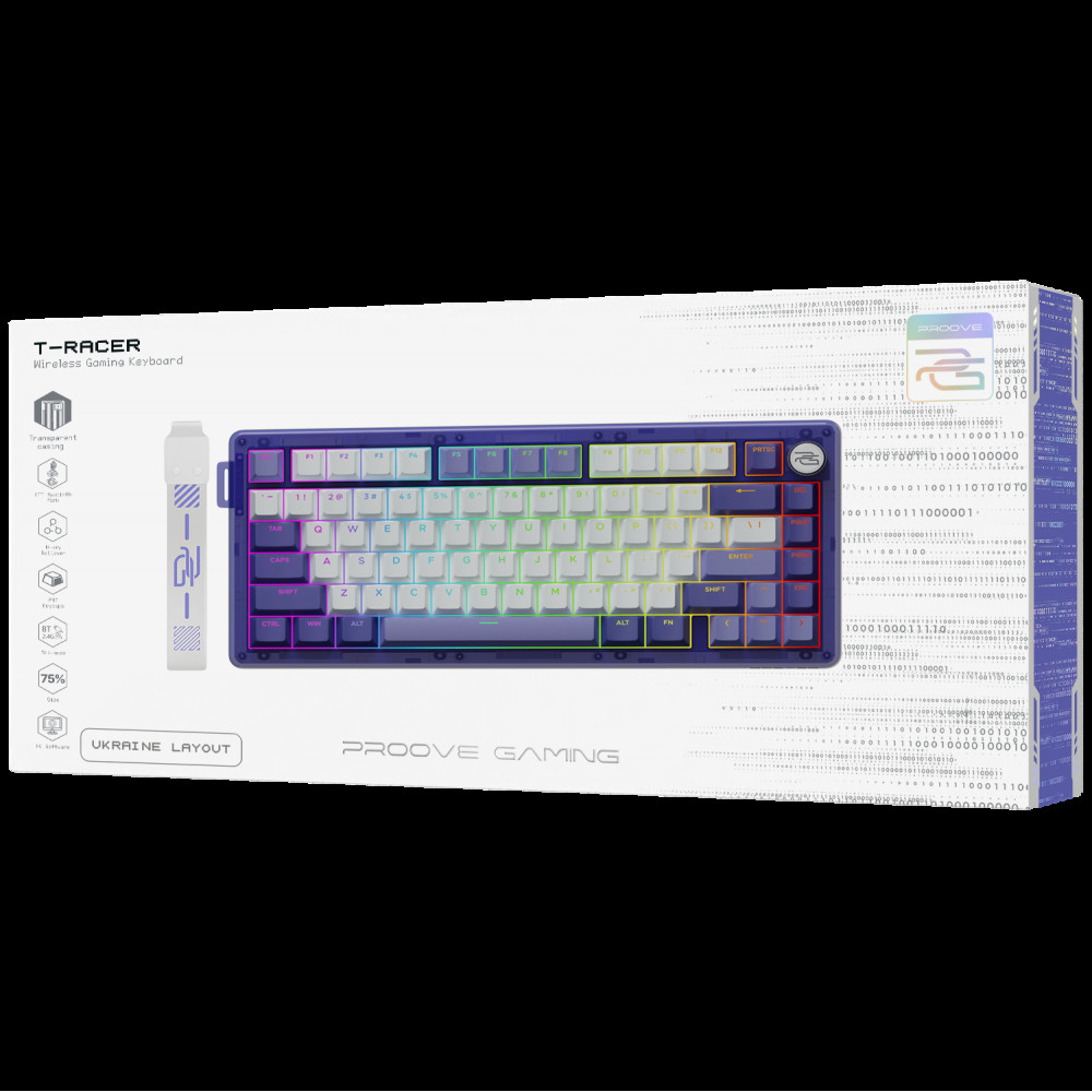 Бездротова клавіатура Proove Gaming T-Racer (Ukraine Layout) — Придбати в Україні - фото 29