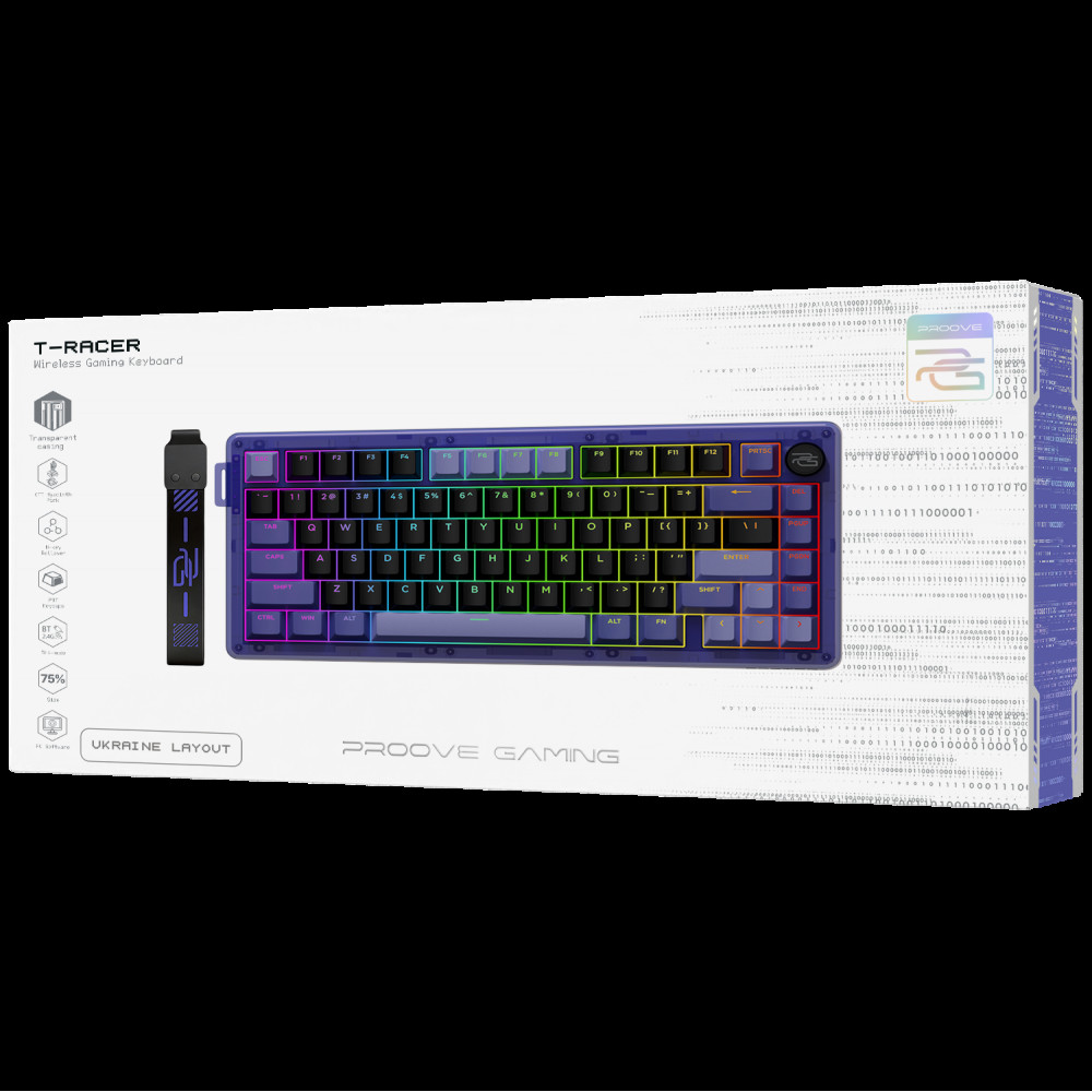 Бездротова клавіатура Proove Gaming T-Racer (Ukraine Layout) — Придбати в Україні - фото 44