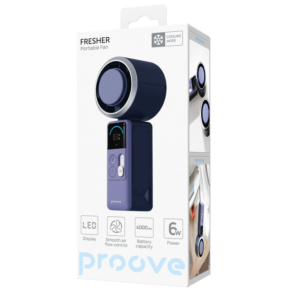 Портативний вентилятор Proove Fresher — Придбати в Україні - фото 1