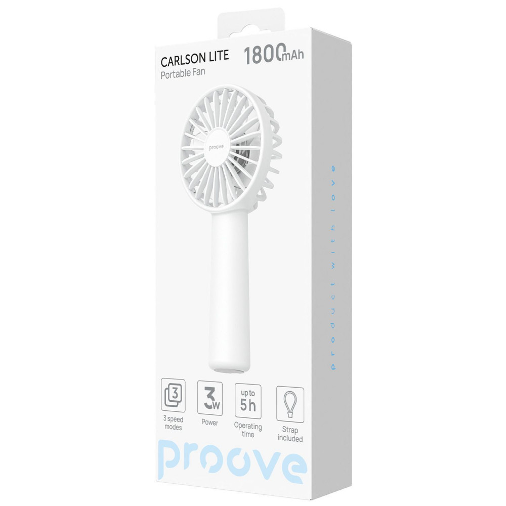 Портативний вентилятор Proove Carlson Lite — Придбати в Україні - фото 1