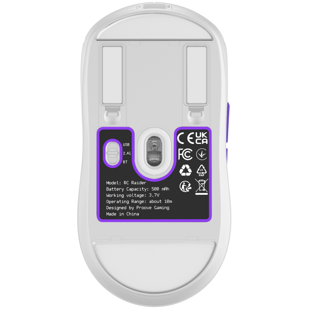 Беспроводная игровая мышь Proove Gaming RC Raider 8K - фото 38