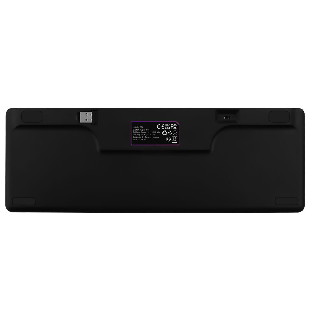 Бездротова клавіатура Proove Gaming AFK (Ukraine Layout) black на малюнкі №5