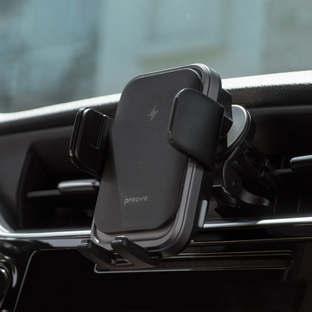 Автомобільний тримач з Бездротовим ЗП Proove Nitro Charge 15W — Придбати в Україні - фото 12